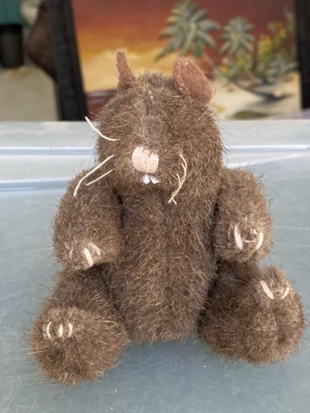 1990 GROUNDHOG The Shadow Knows #1211 Plush North American Bear Company 5.5"